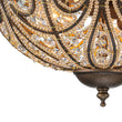 Load image into Gallery viewer, LightFixturesUSA-Luxe Moroccan Antique Bronze Crystal Ceiling Light-Ceiling Light-Bronze-