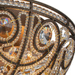 Load image into Gallery viewer, LightFixturesUSA-Luxe Moroccan Antique Bronze Crystal Ceiling Light-Ceiling Light-Bronze-