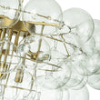 Load image into Gallery viewer, LightFixturesUSA-Luxury Brass Cluster Clear Glass Globe Bubble Chandelier-Chandelier-Brass (Pre-Order)-