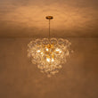 Load image into Gallery viewer, LightFixturesUSA-Luxury Brass Cluster Clear Glass Globe Bubble Chandelier-Chandelier-Brass (Pre-Order)-