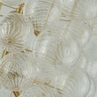 Load image into Gallery viewer, LightFixturesUSA-Luxury Cascade Cluster Ribbed Glass Bubble Entry Chandelier-Chandelier-Brass-
