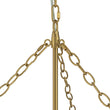 Load image into Gallery viewer, LightFixturesUSA-Luxury Cascade Cluster Ribbed Glass Bubble Entry Chandelier-Chandelier-Brass-
