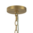 Load image into Gallery viewer, LightFixturesUSA-Luxury Cascade Cluster Ribbed Glass Bubble Entry Chandelier-Chandelier-Brass-