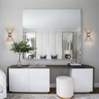 Load image into Gallery viewer, LightFixturesUSA-Mid Century 2-Light Sunburst Wall Sconce-Wall Sconce-Nickel-
