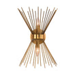Load image into Gallery viewer, LightFixturesUSA-Mid Century 2-Light Sunburst Wall Sconce-Wall Sconce-Nickel-