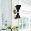 Load image into Gallery viewer, LightFixturesUSA-Mid-Century Modern Black Wall Sconce-Wall Sconce--