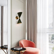 Load image into Gallery viewer, LightFixturesUSA-Mid-Century Modern Black Wall Sconce-Wall Sconce--