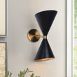 Load image into Gallery viewer, LightFixturesUSA-Mid-Century Modern Black Wall Sconce-Wall Sconce--