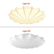 Load image into Gallery viewer, LightFixturesUSA-Mid-Century Modern White Flush Mount Light-Ceiling Light-15 in.-