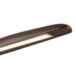 Load image into Gallery viewer, LightFixturesUSA-Minimalist Linear Wood Dimmable LED Island Pendant-Chandelier-Walnut-