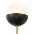 Load image into Gallery viewer, LightFixturesUSA-Modern 2-Light Opal Glass Globe Wall Sconce-Wall Sconce-Nickel-