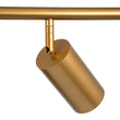 Load image into Gallery viewer, LightFixturesUSA-Modern 5-light Island Linear Track Light-Chandelier-Black+Gold-