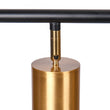 Load image into Gallery viewer, LightFixturesUSA-Modern 5-light Island Linear Track Light-Chandelier-Black+Gold-