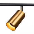 Load image into Gallery viewer, LightFixturesUSA-Modern 5-light Island Linear Track Light-Chandelier-Black+Gold-
