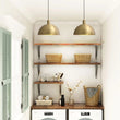 Load image into Gallery viewer, LightFixturesUSA-Modern Brass Single Dome Pendant Light-Pendant Light--