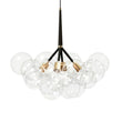 Load image into Gallery viewer, LightFixturesUSA-Modern Cluster Glass Bubble Chandelier-Chandelier-Black-12 Globes