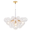 Load image into Gallery viewer, LightFixturesUSA-Modern Cluster Glass Bubble Chandelier-Chandelier-White-20 Globes