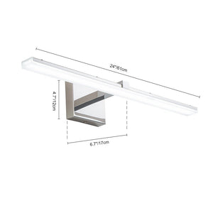 LightFixturesUSA-Modern Dimmable LED Bathroom Vanity Wall Sconce-Wall Sconce-Chrome-