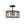 Load image into Gallery viewer, LightFixturesUSA-Modern Farmhouse Drum Lantern Semi Flush Mount-Ceiling Light--
