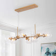 Load image into Gallery viewer, LightFixturesUSA-Modern Mid-Century Globe Kitchen Island Pendant Light-Chandelier-Black-