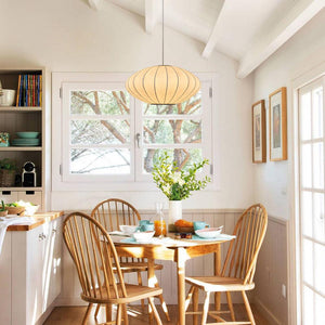 LightFixturesUSA-Modern Single White Pendant Light-Pendant Light-Saucer-