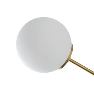 LightFixturesUSA-Opal Glass Globe Sputnik Chandelier-Chandelier--