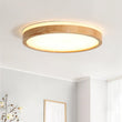 Load image into Gallery viewer, LightFixturesUSA-Round LED Wood Flush Mount Light-Ceiling Light-11 in.-