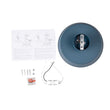 Load image into Gallery viewer, LightFixturesUSA-Scandinavian LED Semi Flush Ceiling Light-Ceiling Light-Yellow-