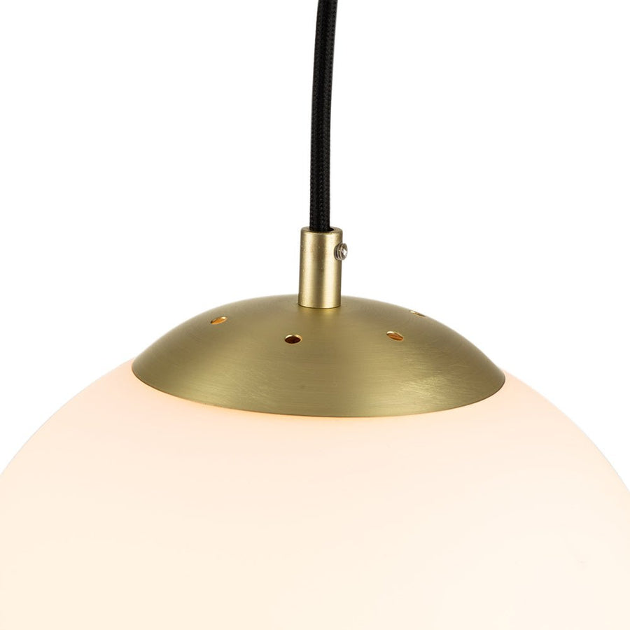 LightFixturesUSA-Simple 1-Light Glass Globe Pendant-Pendant Light-Opal-