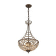 Load image into Gallery viewer, LightFixturesUSA-Victorian Antique Bronze Crystal Empire Chandelier-Chandelier-Antique Bronze-