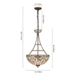 Load image into Gallery viewer, LightFixturesUSA-Victorian Antique Bronze Crystal Empire Chandelier-Chandelier-Antique Bronze-