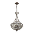 Load image into Gallery viewer, LightFixturesUSA-Victorian Antique Bronze Crystal Empire Chandelier-Chandelier-Antique Bronze-