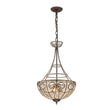 Load image into Gallery viewer, LightFixturesUSA-Victorian Antique Bronze Crystal Empire Chandelier-Chandelier-Antique Bronze-