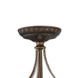 Load image into Gallery viewer, LightFixturesUSA-Victorian Antique Bronze Crystal Semi Flush Light-Ceiling Light-Bronze-