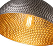 Load image into Gallery viewer, LightFixturesUSA-Vintage Luxe Oversized Hammered Dome Pendant Light-Pendant Light-15 in.-Dark Silver
