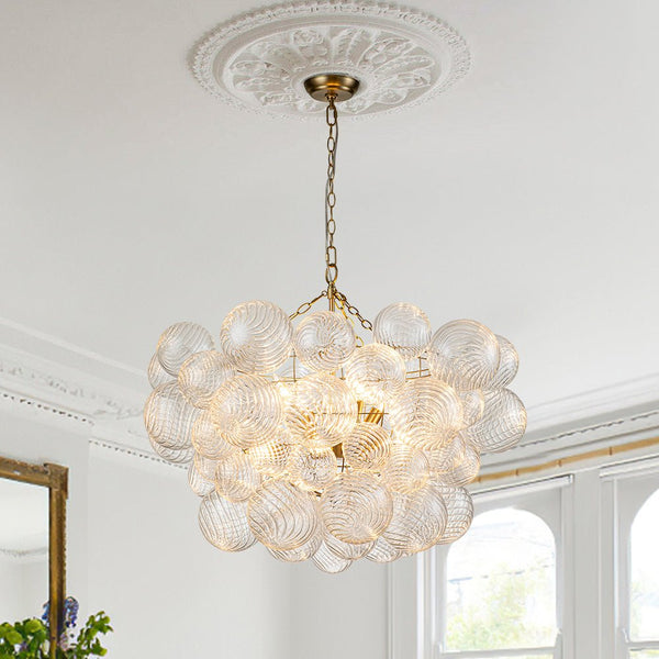 Irresistibly Creative Mid-century Cluster Bubble Chandelier - LightFixturesUSA