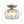 1-Light Dazzled Crystal Round Mini Cage Chrome Semi Flush Mount