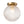 1-Light Grid Pattern Textured Glass Globe Semi Flush Mount