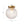 1-Light Grid Pattern Textured Glass Globe Semi Flush Mount