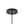 1-Light Smoked Grey Tinted Glass Bell Kitchen Pendant