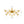 12-Light Brass Faceted Crystal Sputnik Semi Flush Chandelier