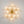 12-Light Brass Milky Glass Bubble Sunburst Semi Flush Chandelier