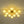 12-Light Brass Milky Glass Bubble Sunburst Semi Flush Chandelier