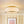 3-Light Brass White Fabric Drum Cage Semi Flush Mount