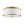 3-Light Brass White Fabric Drum Cage Semi Flush Mount