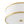 3-Light Brass White Fabric Drum Cage Semi Flush Mount