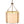 3-Light Distressed Bronze White Fabric Drum Lantern Pendant