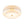 4-Light Tiered Beige Linen Round Drum Brass Semi Flush Mount