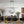 5-Light Black Brass Glass Globe Linear Island Chandelier