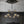 9-Light Hammered Smoked Glass Bubble Black Sputnik Chandelier